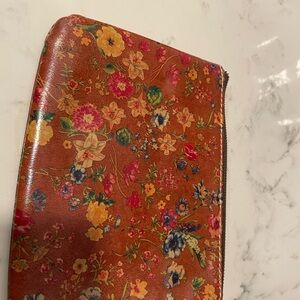 Patricia Nash Floral Leather Clutch - Multicolor